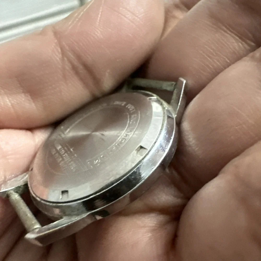 E.W. RODGERS Mens Watch 32mm Manual Wind Swiss Made Missing Glass For Repair